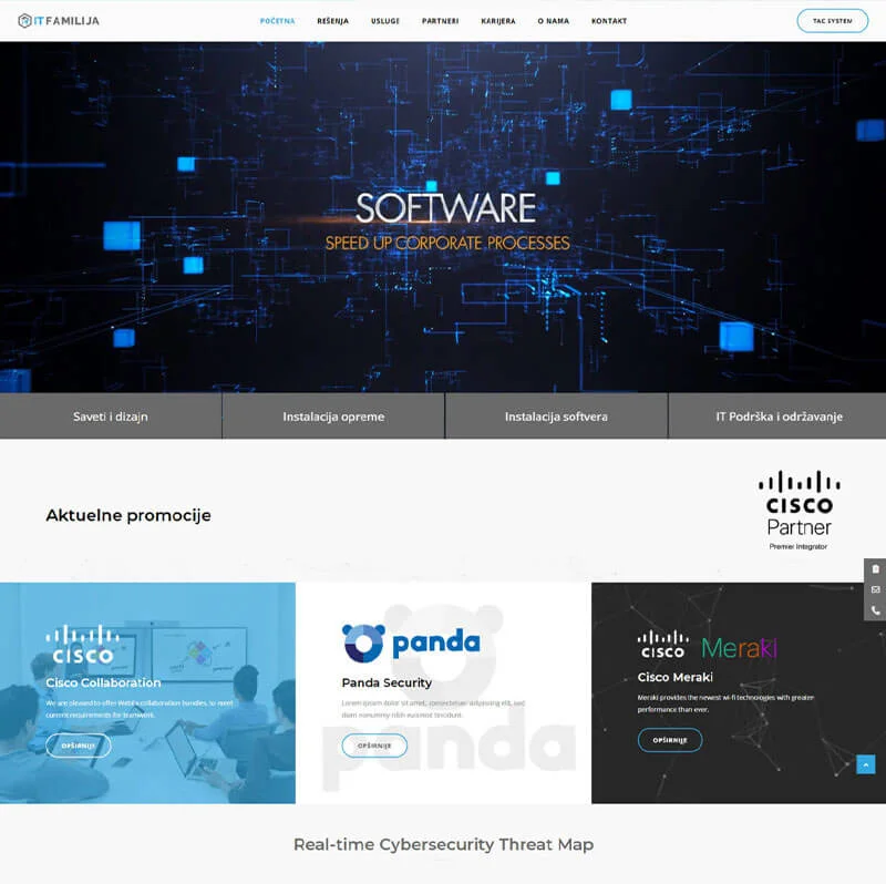 IT Familija pregled - Up web portfolio