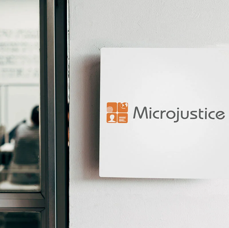 Microjustice - Up web portfolio