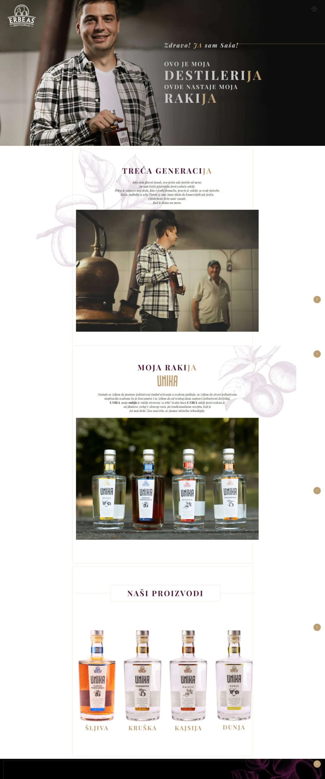 Rakija Unika pregled - Up web portfolio