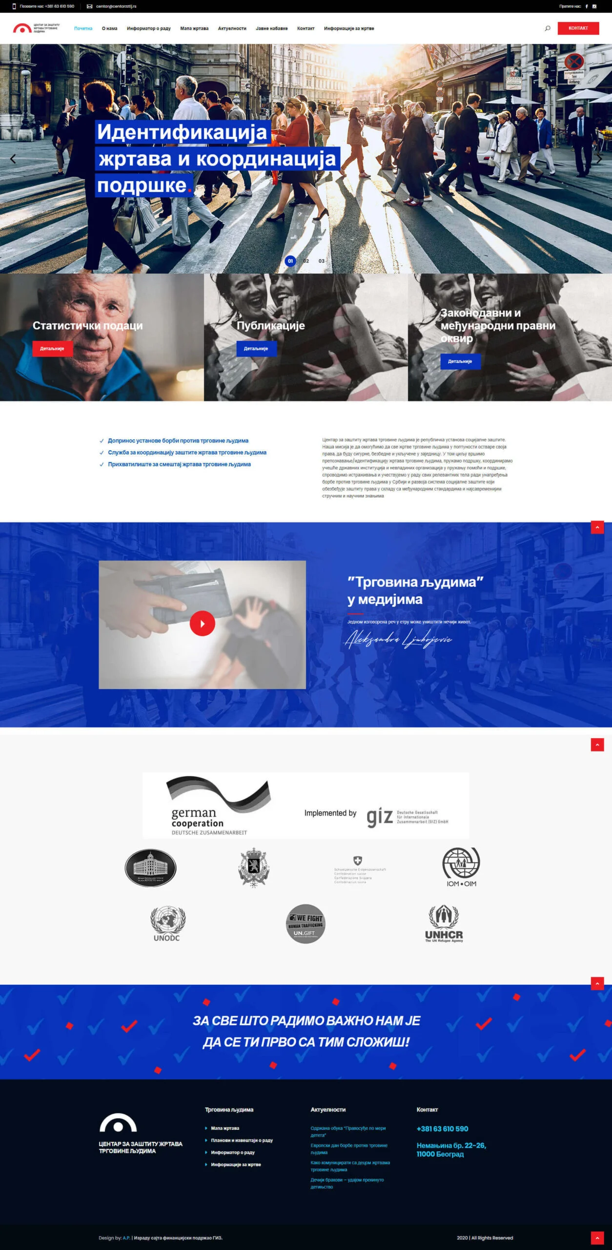 Centar za zaštitu žrtava trgovine ljudima pregled - Up web portfolio